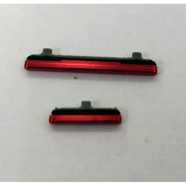 Set 2 botones rojos para Samsung Galaxy S20 S20 5G SM-G980F SMG980 G980F SM-G981F SMG981 G981F calidad premium