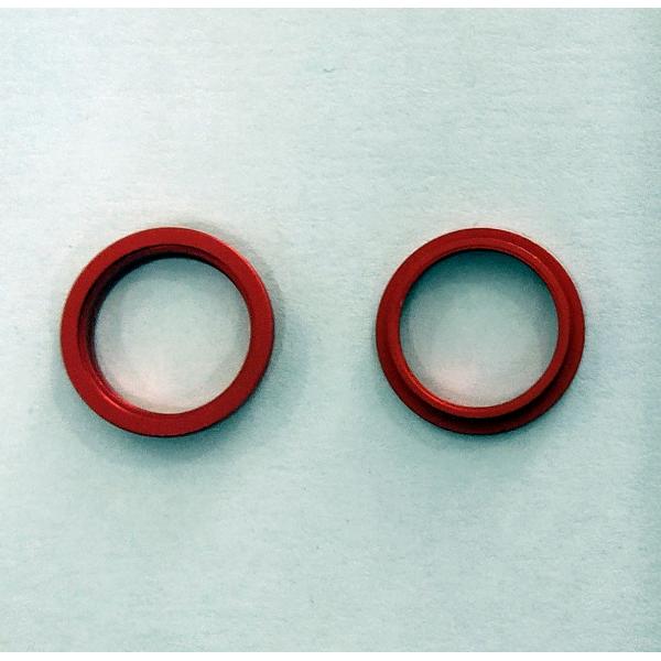 Set 2 anillo metal camara roja para IPhone 13 IPhone 13 Mini calidad premium