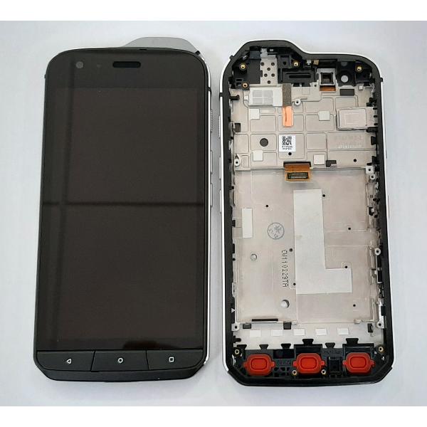 Caterpillar Cat S61 pantalla lcd + tactil negro + marco plata