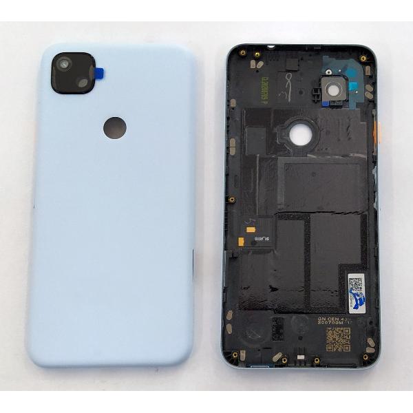 Tapa trasera o tapa bateria azul para Google Pixel 4A 5G mas cubierta camara
