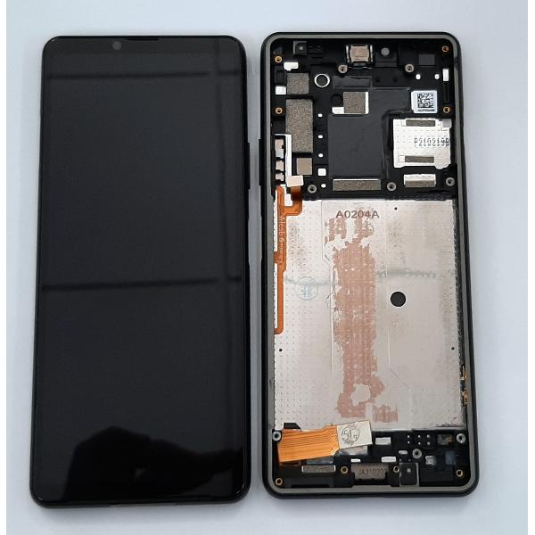 Pantalla lcd para Sony Xperia 10 III PDX-213 mas tactil negro mas marco negro calidad premium