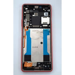 Pantalla lcd para Sony Xperia 10 III PDX-213 mas tactil negro mas marco rojo calidad premium