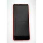 Pantalla lcd para Sony Xperia 10 III PDX-213 mas tactil negro mas marco rojo calidad premium