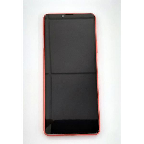 Pantalla lcd para Sony Xperia 10 III PDX-213 mas tactil negro mas marco rojo calidad premium