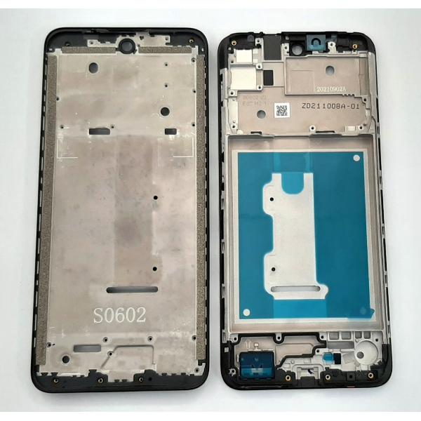 Carcasa central o marco negro para Motorola Moto E40 calidad premium