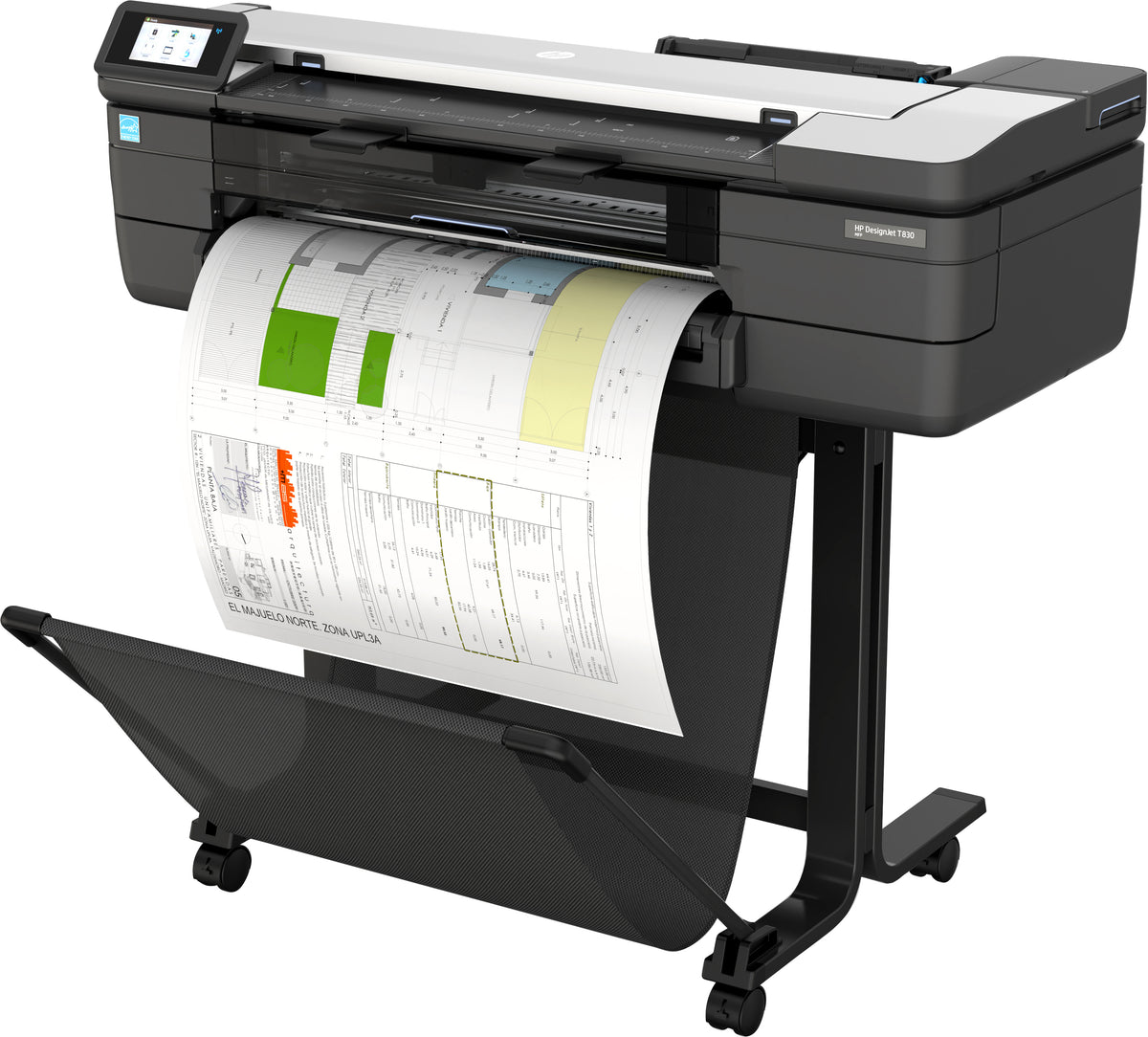 Plotter Hp designjet t830 a1 · USB · red · WiFi