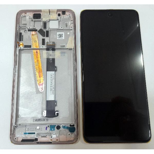Pantalla lcd para Xiaomi Poco X3 Pro 560004J20S00 mas táctil negro mas marco dorado Service Pack Premium