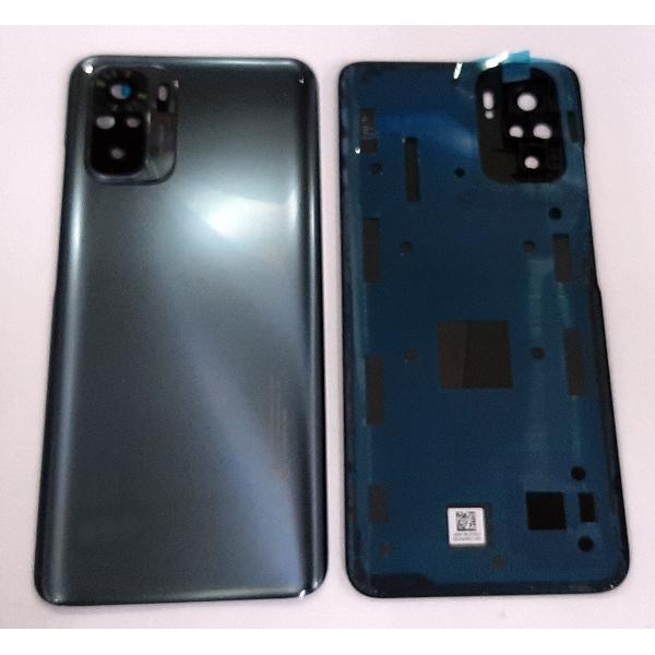 Tapa trasera o tapa bateria negra para Xiaomi Redmi Note 10 mas cubierta camara