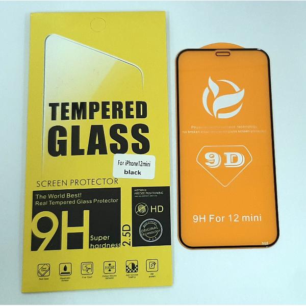 Protector cristal templado curvo para IPhone 12 Mini A2399 A2176 A2398 A2400