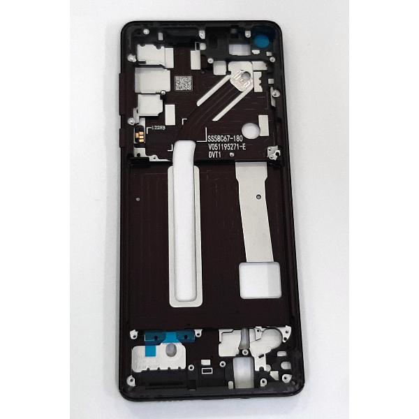 Carcasa central o marco purpura para Motorola Moto Edge calidad premium