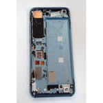 Pantalla lcd para Xiaomi Mi 10 5G / Xiaomi Mi 10 Pro 5G mas tactil negro mas marco azul calidad premium