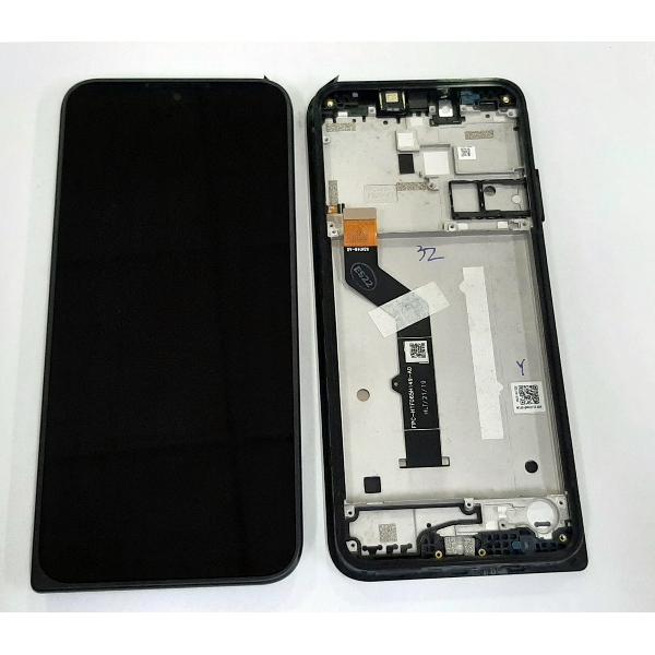 Pantalla lcd para Motorola Defy 2021 mas tactil negro mas marco negro Service Pack
