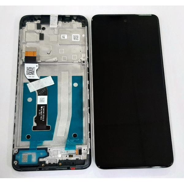 Pantalla lcd para Motorola Moto G60S mas tactil negro mas marco negro Service Pack