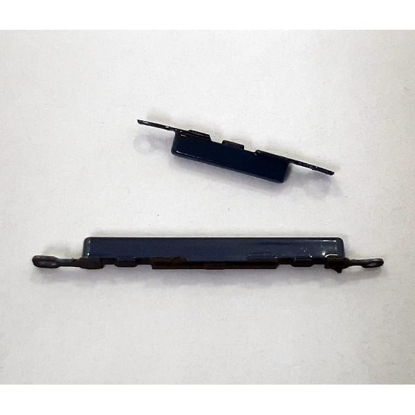 Set 2 botones azules para Xiaomi Redmi Note 9 calidad premium
