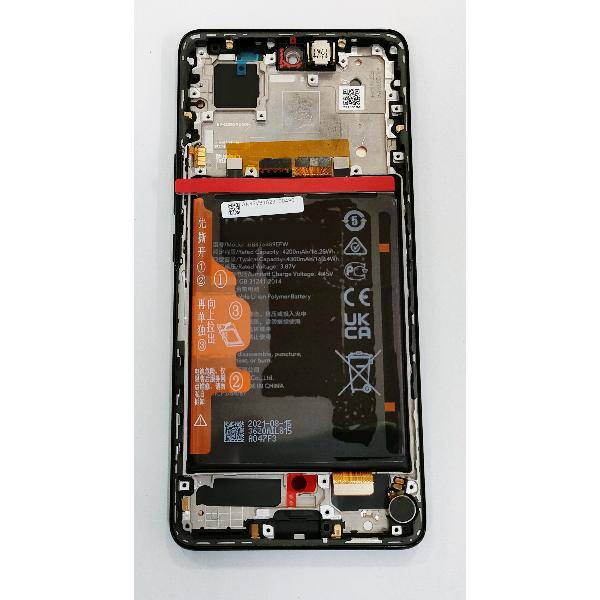 Pantalla LCD 02354GLV para Huawei honor 50 5G mas tactil negro mas marco negro service pack
