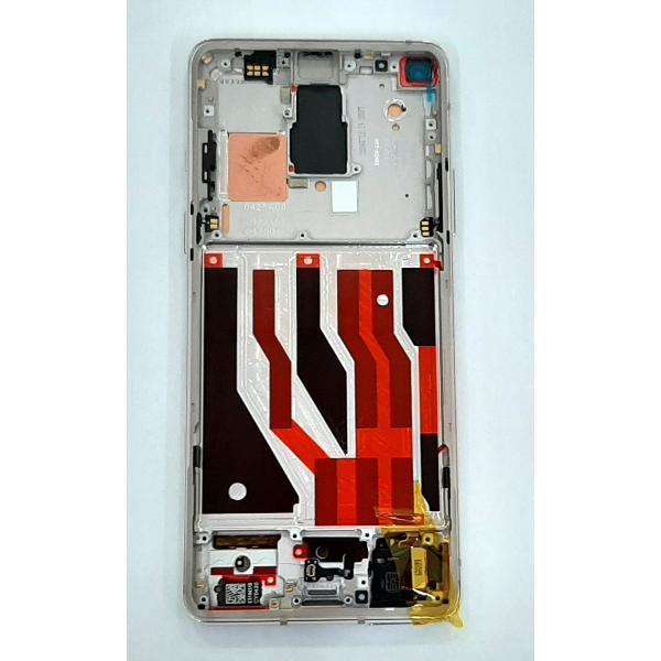 Pantalla lcd para Oneplus 8 2011100174 mas tactil negro mas marco plata Service Pack