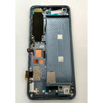 Pantalla lcd para Xiaomi Mi 10 5G / Xiaomi Mi 10 Pro 5G 56000J00J200 mas tactil negro mas marco azul Service Pack