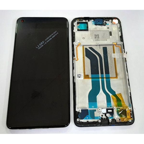 Pantalla lcd para Realme GT Neo 2 RMX3370 code 4908662 mas tactil negro mas marco negro Service Pack