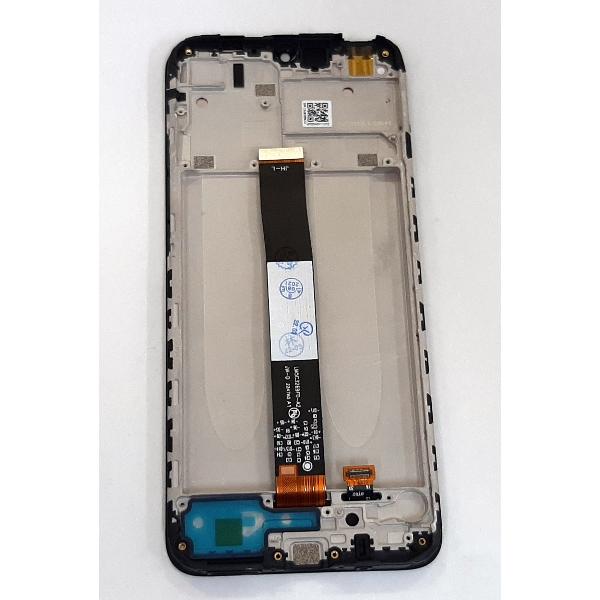 Pantalla lcd para Xiaomi Redmi 9A Redmi 9AT Redmi 9C mas tactil negro mas marco negro compatible