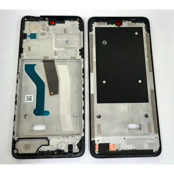 Carcasa central o marco negro para Motorola Moto G51 5G calidad premium