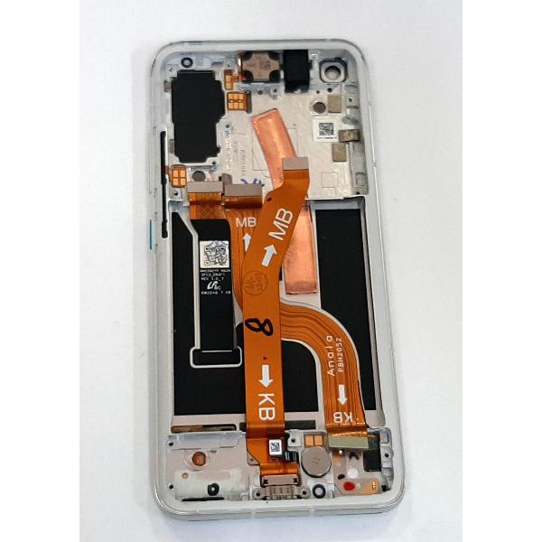 Pantalla lcd para Asus Zenfone 8 ZS590KS mas tactil negro mas marco plata calidad premium