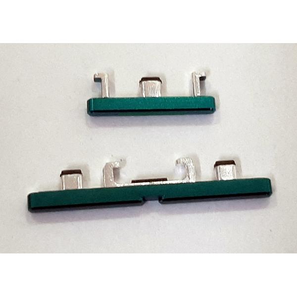 Set 2 botones verdes para Oppo Reno 2Z calidad premium