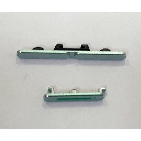Set 2 botones verdes para Oppo Reno 6 5G calidad premium