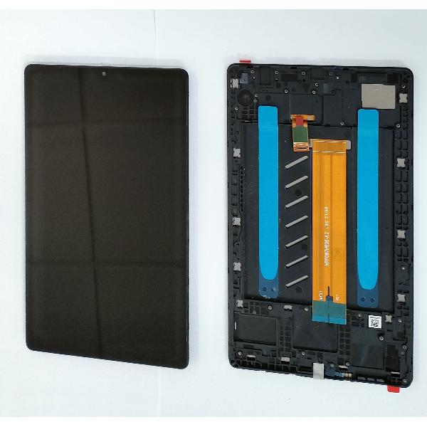 Pantalla lcd para Samsung Galaxy Tab A7 Lite Wifi SM-T220 tactil negro mas marco negro calidad premium