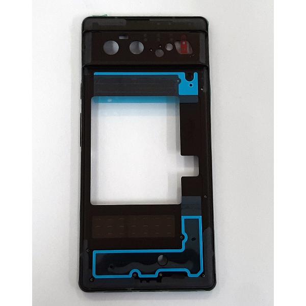 Carcasa central o marco negro para Google Pixel 6 calidad premium