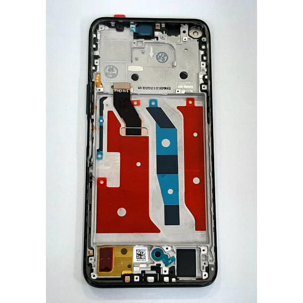 Pantalla lcd para Huawei Honor 50 Lite Nova 8I mas tactil negro mas marco azul calidad premium