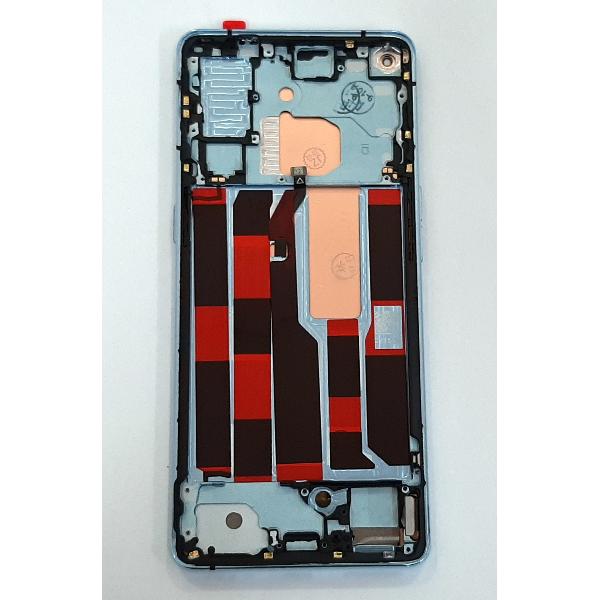 Pantalla lcd para Oppo Reno 4 Pro 5G mas tactil negro mas marco azul calidad premium