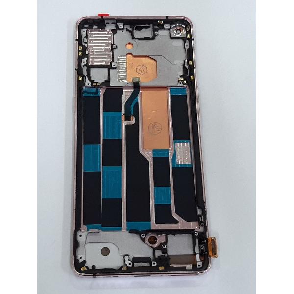Pantalla lcd para Oppo Reno 4 Pro 5G mas tactil negro mas marco rosa calidad premium
