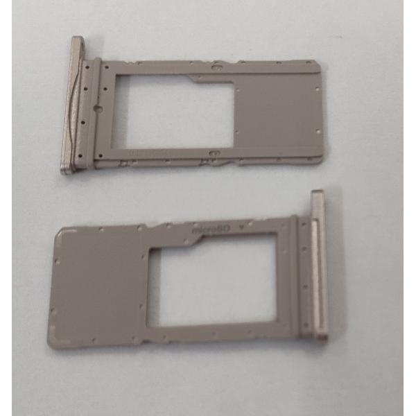 Soporte o bandeja single sim dorada para Samsung Galaxy Tab A7 T500 2020 calidad premium