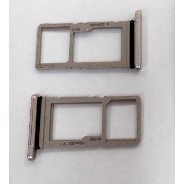 Soporte o bandeja dual sim dorada para Samsung Galaxy Tab A7 T505 2020 calidad premium