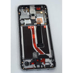 Pantalla oled para Realme x2 pro RMX1931 mas tactil negro mas marco plata remanufacturado compatible hehui