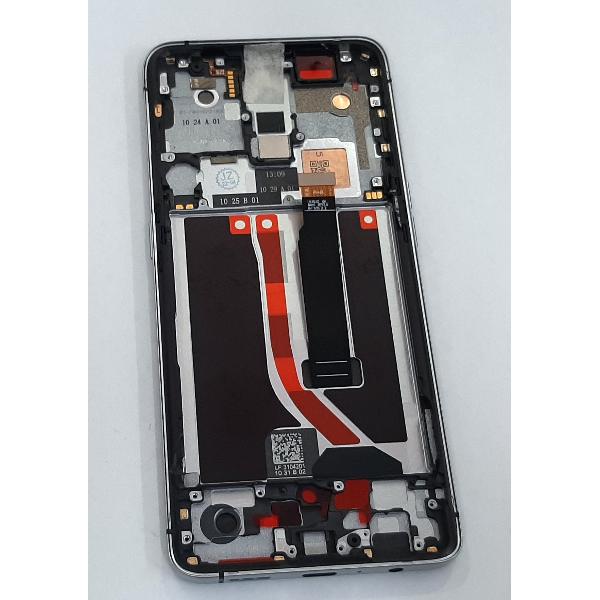 Pantalla oled para Realme x2 pro RMX1931 mas tactil negro mas marco plata remanufacturado compatible hehui