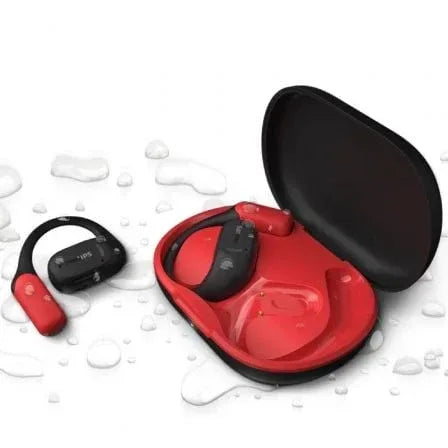 Auriculares Deportivos Bluetooth Philips TAA6709BK con estuche de carga/ Autonomía 7h/ Negros y Rojos - PixelPlaza