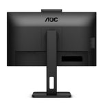 Monitor Profesional AOC 24P3QW 23.8"/ Full HD/ Webcam/ Multimedia/ Regulable en altura/ Negro