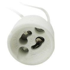 Porta lámparas silever electronic para gu10 230v 15 cm