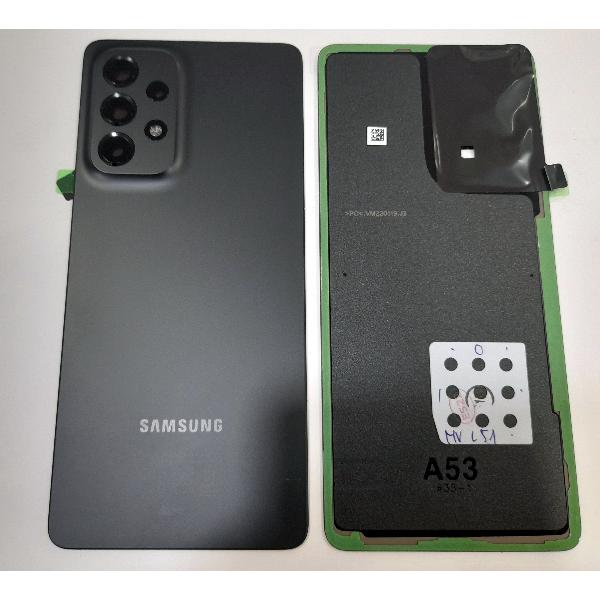 Tapa trasera o tapa bateria negra para Samsung Galaxy A53 5G SM-A536 GH82-28017A Service Pack