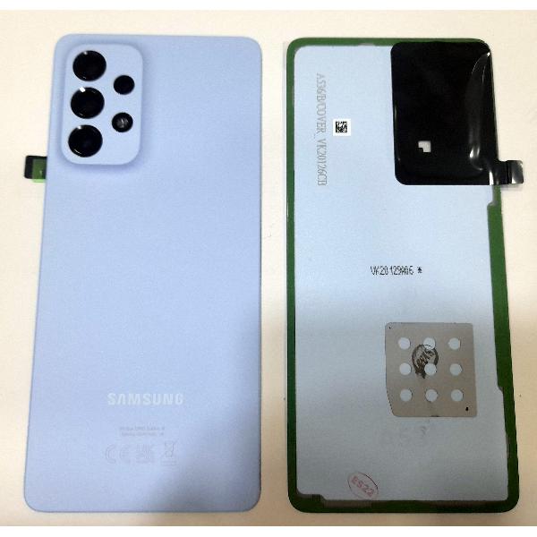 Tapa trasera o tapa bateria azul para Samsung Galaxy A53 5G SM-A536 GH82-28017C Service Pack
