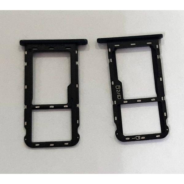 Soporte o bandeja dual sim negra para ZTE Blade A71 2021 A7030 calidad premium