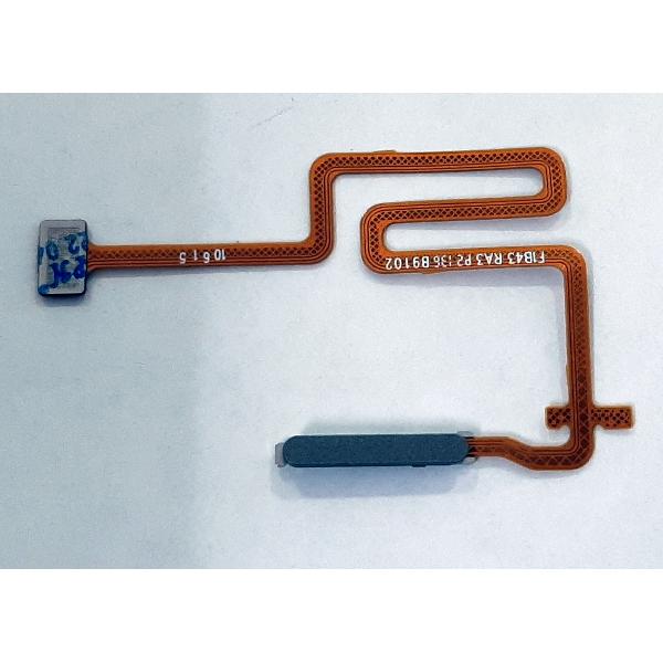 Flex boton home cafe dorado para Realme 8I RMX3151 calidad premium