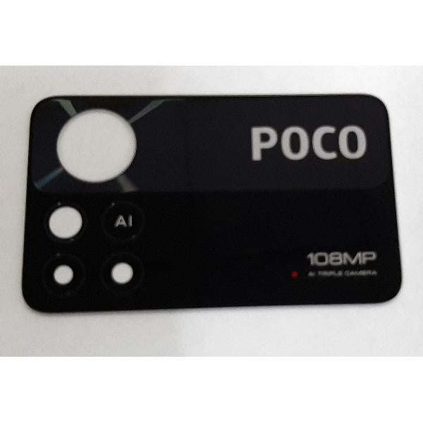 Cristal camara negro para Xiaomi Poco X4 Pro 5G calidad premium