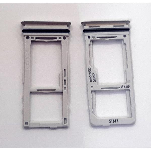 Soporte o bandeja dual sim blanca para Samsung Galaxy M52 5G SM-M526 calidad premium