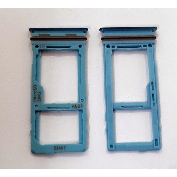 Soporte o bandeja dual sim azul para Samsung Galaxy M52 5G SM-M526 calidad premium