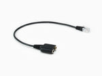 Cable rj9 a 2 x jack 3.5mm Equip macho - hembra 0.25m