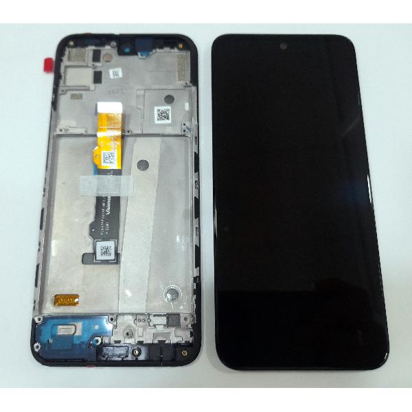 Pantalla lcd para Motorola G71 5D68C19911 mas táctil negro mas marco negro service pack premium