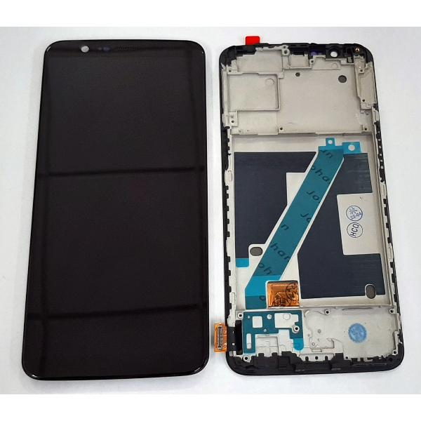 Pantalla oled para Oneplus 5T mas tactil negro mas marco negro compatible