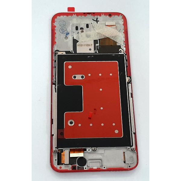 Pantalla oled para Huawei Honor Magic 2 TNY-TL00 mas tactil negro mas marco rojo calidad hehui
